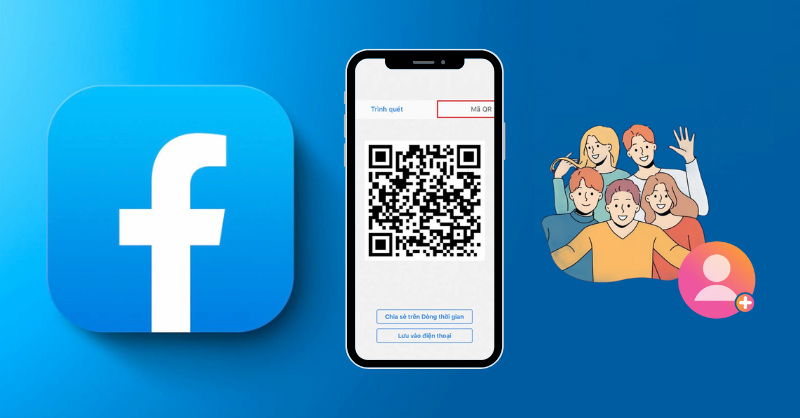 ket ban facebook nhanh chong voi qr code